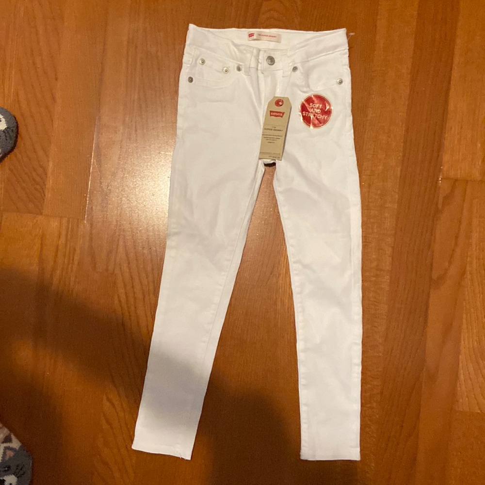 Girl’s NWT White Levi’s